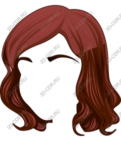  Elegant wavy red hair