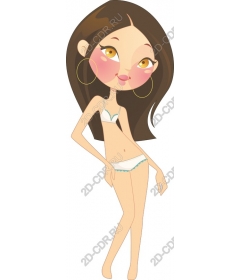 Playful young woman