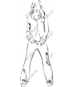  Chic casual woman