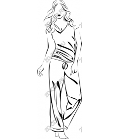 Chic casual woman