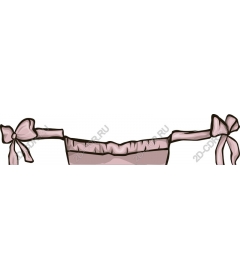  Adorable banner with pink ribbon