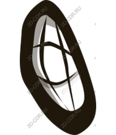 Abstract stylized form