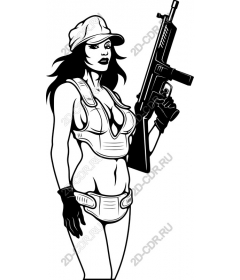  Fierce woman warrior