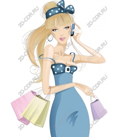  Chic shopping diva