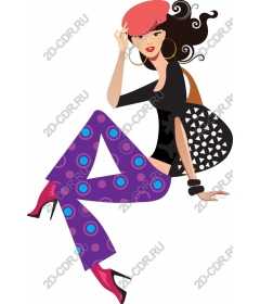  The chic fashionista flared trousers