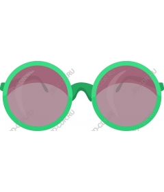 Large round sunglasses