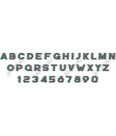  Font Retro Distorted Glitch