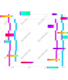  Abstract neon frame