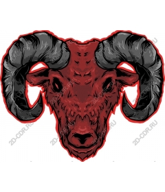  Ferocious head of a RAM
