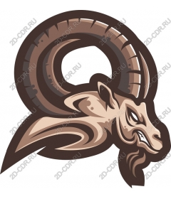  Ferocious goat head