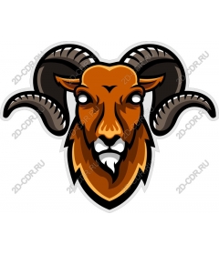  Ferocious head of a RAM