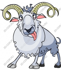  Bizarre cartoon goat