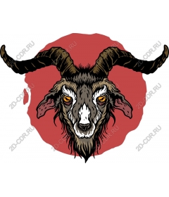  Ferocious goat head