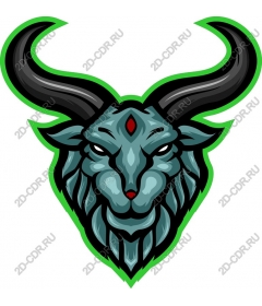  Ferocious goat head