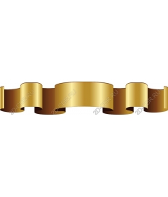  Elegant gold ribbon