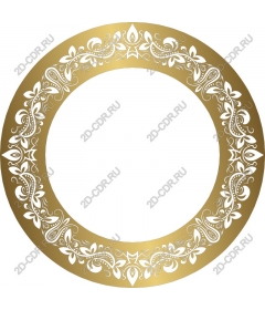 Elegant gold frame-ornament