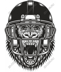 Футбольный шлем Fierce Gorilla