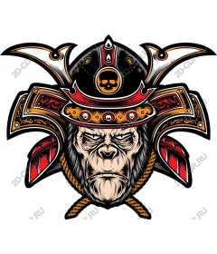  A ferocious samurai gorilla