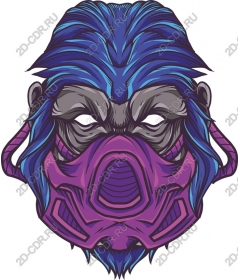  The character is in sharp mask