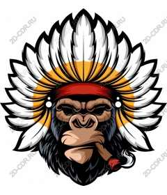 Tribal gorilla