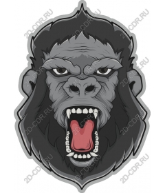  Ferocious gorilla