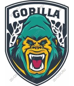 Ferocious gorilla