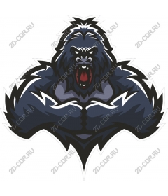  Ferocious gorilla