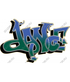 Dynamic typography DANCE
