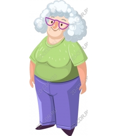  Charming older woman