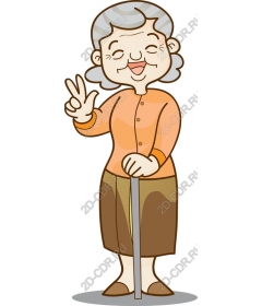  Joyful grandmother