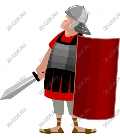  Bright Roman soldier