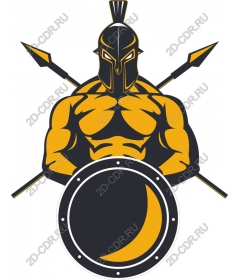  Spartan warrior shield