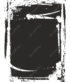  Vintage frame with worn effect