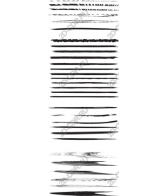 Package brushstrokes