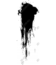 Splash of black ink