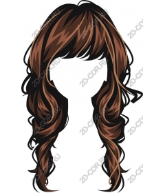  Elegant wavy hair