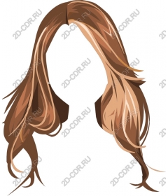  Elegant flowing hair