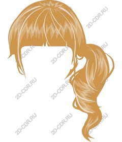  Elegant Golden ponytail