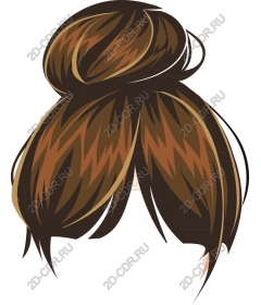  Elegant bun hair