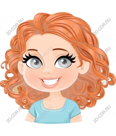 Adorable cartoon girl
