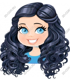 Charming curly character