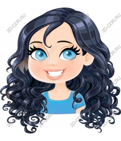  Adorable cartoon girl