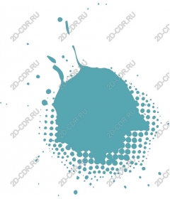  Abstract blue splash