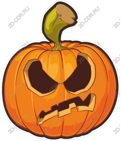  Grumpy pumpkin for Halloween