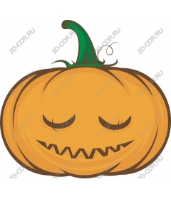 Playful pumpkin for Halloween