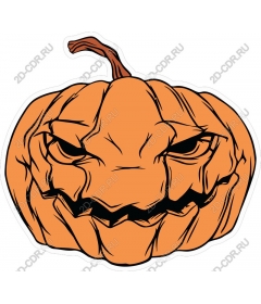 Threatening pumpkin for Halloween