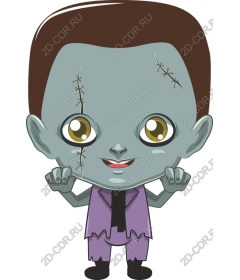  Cute character zombie