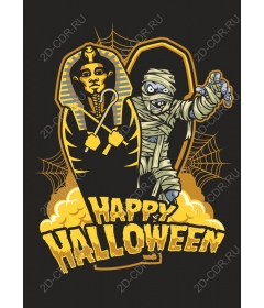  Pharaoh and Mummy Halloween