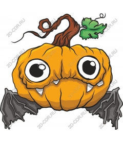  Fancy pumpkin bat