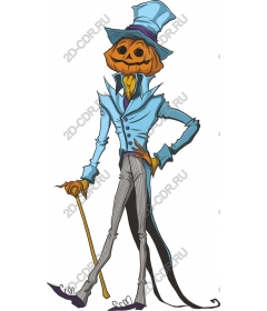 The Dapper Character Pumpkin